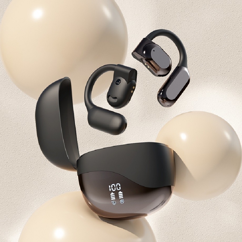 Bluetooth 5.4 Earphone With 10-meter Range Up To 8-9 Hours Per Call 300mAh Charging Case Provides Extra Power for Commuting Business etc