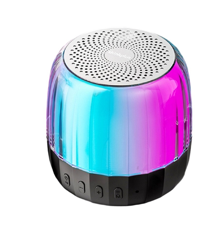 Bluetooth Speaker 15W RMS Output Power 89mm Speaker Supports BT TF Card Up To 32GB FM Radio And Colorful Lights For Outdoor Enthusiasts