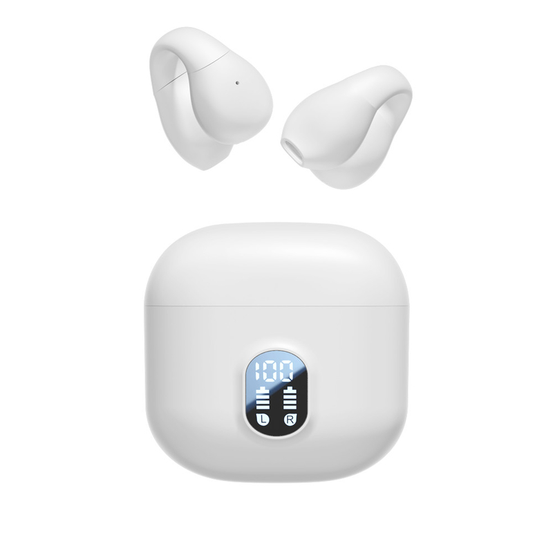 Bluetooth 5.4 TWS Earbuds with AAC SBC Codec, 6H Playtime & 200mAh Charging Case for Commute, Sports, and Business