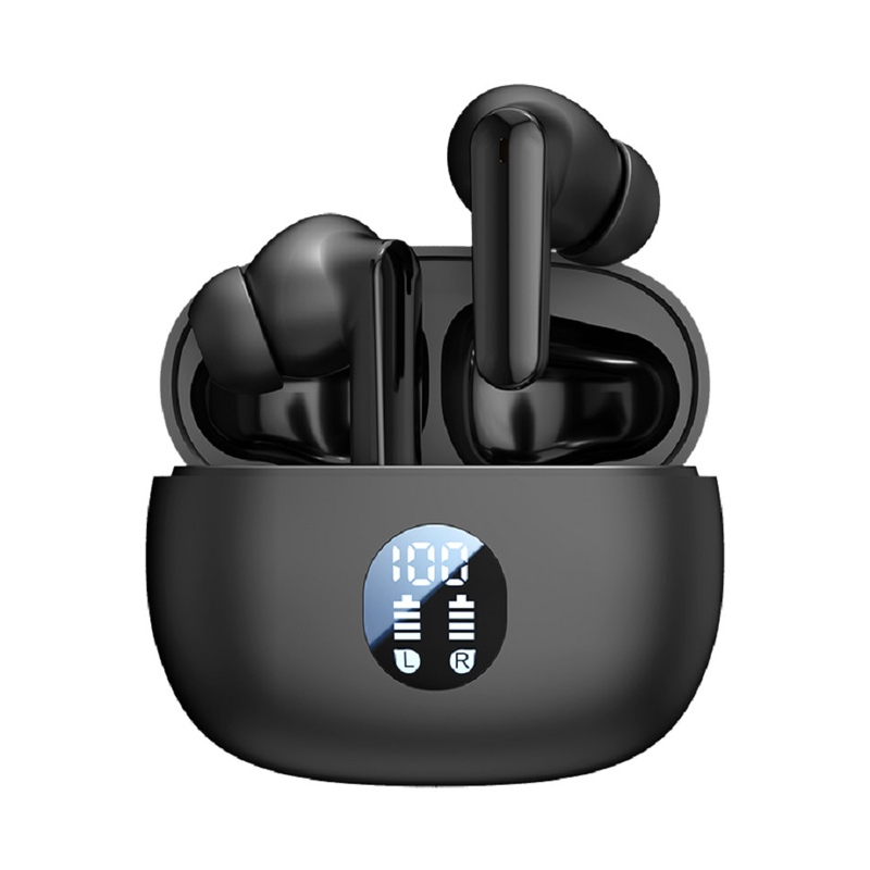 Bluetooth 5.4 TWS Earbuds, F10 speaker, AAC/SBC support, black/white/skin color design, suitable for business, sports, office, and student use