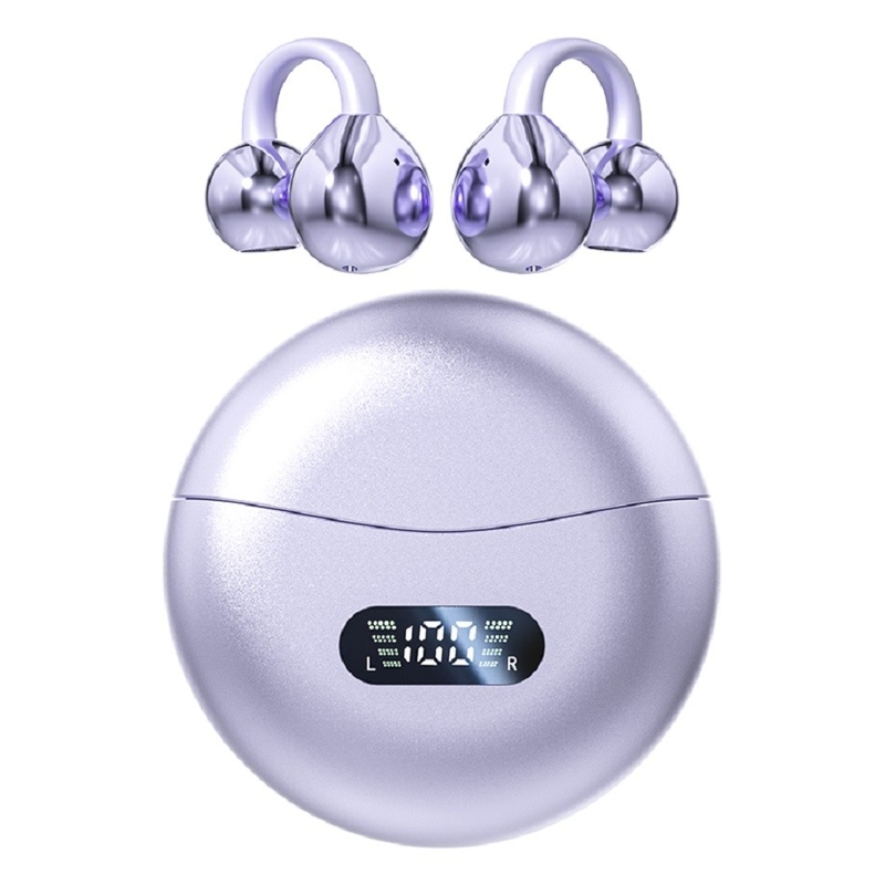 Bluetooth 5.4 TWS earbuds with AAC/SBC audio support. F10 speaker, 30mAh headphone battery, 300mAh charging case