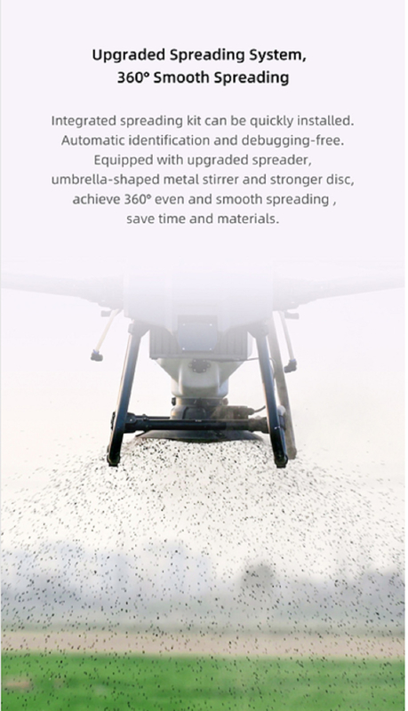 Z50P is a 50kg load agricultural solution under the Z series,featuring a new truss structure and Z-shaped folding arms