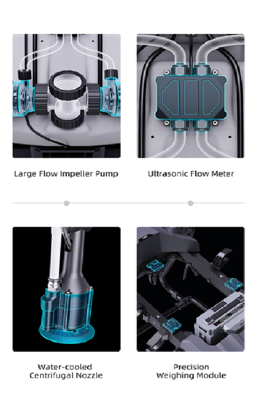Z50P is a 50kg load agricultural solution under the Z series,featuring a new truss structure and Z-shaped folding arms