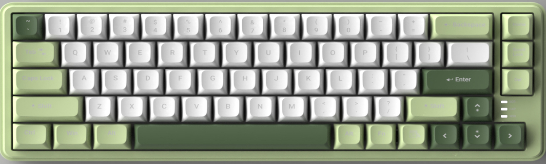 67-key membrane keyboard, wired, waterproof, drop-proof, ultra-thin design ,colorful backlight. ABS with a built-in iron plate.