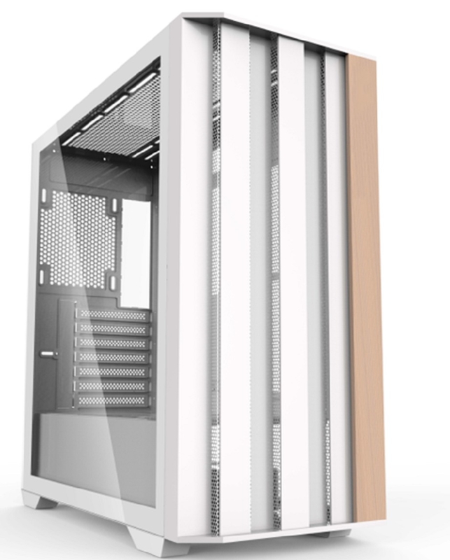 EATX Full-Tower Gaming Case SPCC+ABS+Wood Structure Front Dual USB 1.0+USB 3.0+Type-C Optional Triple Water-cooling Support