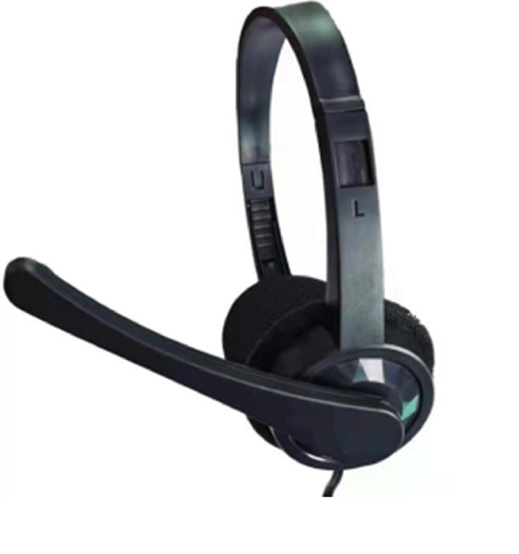 Wired Headphones High Sensitivity Stereo Headset With Microphone 3.5mm Wired Stereo Headset With Omnidirectional Mic