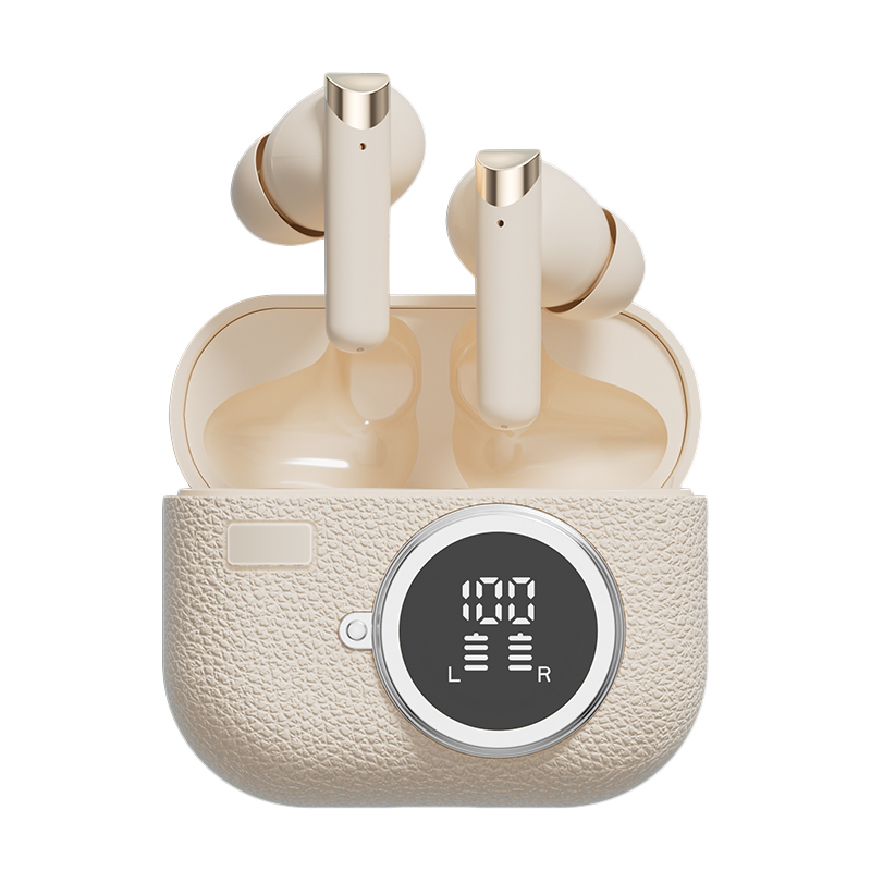 Wireless Earphones Bluetooth 5.4 ANC Earphone F10 Speaker 300mAh Case Type-C Fast Charging Brown Complexion Green