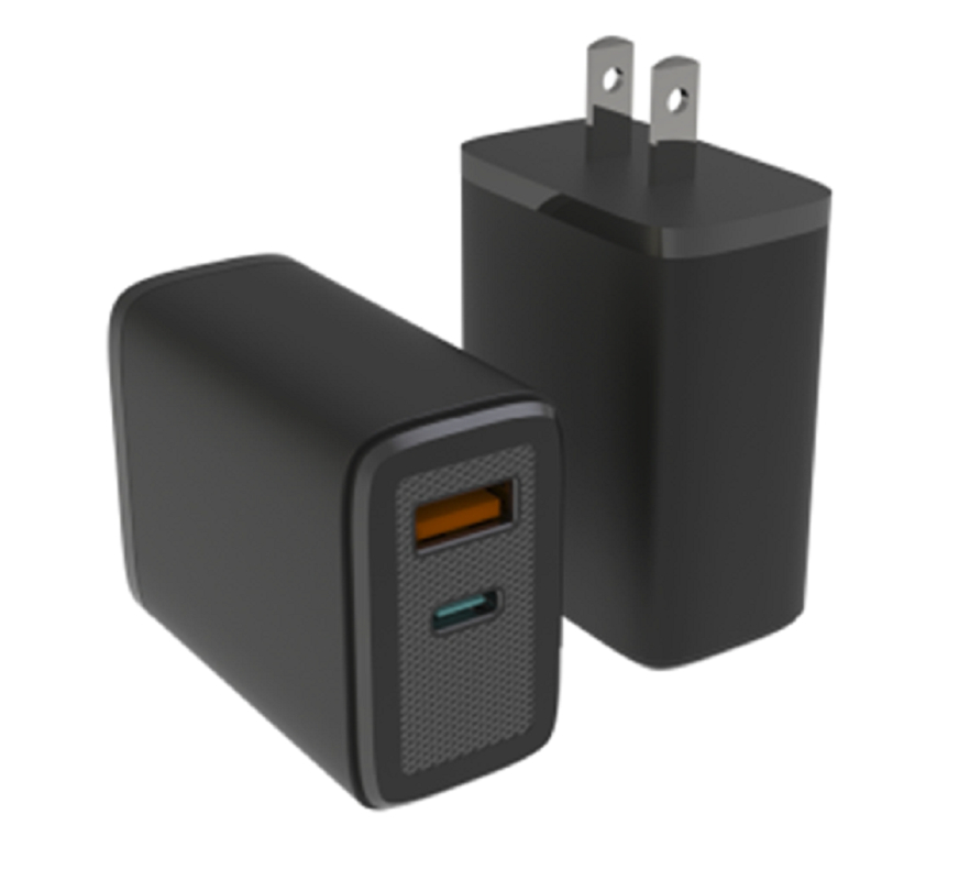 ETEK GaN Technology Enables Efficient Fast Phone Charger Intelligent Power Allocation Across Two Ports 1 USB-C + 1 USB-A