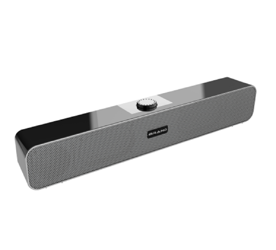 Ultra-slim USB Soundbar With Dual 2-inch Drivers 3W*2 Stereo Plug-and-play 55mm Slim Profile