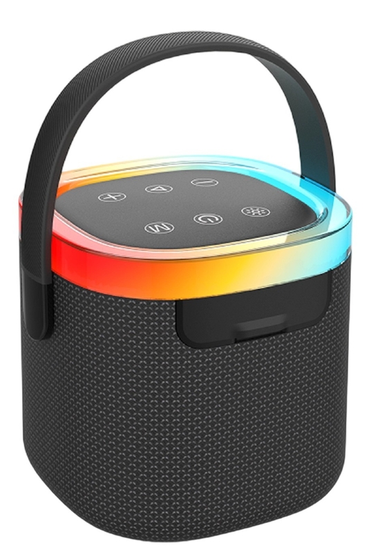 66mm 10W Waterproof Speaker With IPX5 Rating Carrying Handle 1800mAh Battery AUX/TF/USB/FM 4-mode Playback / Calling