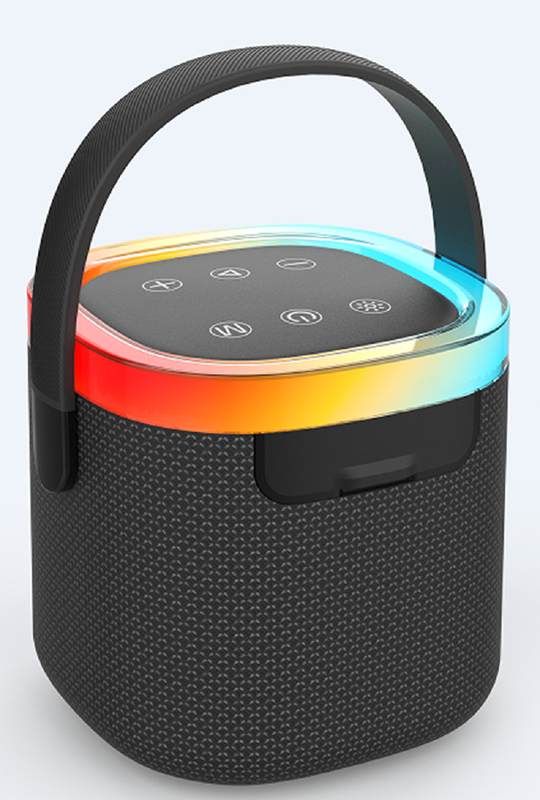 66mm 10W Waterproof Speaker With IPX5 Rating Carrying Handle 1800mAh Battery AUX/TF/USB/FM 4-mode Playback / Calling