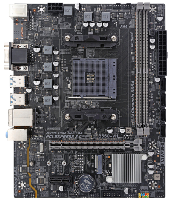 ETEK AM4 Socket Micro-ATX Motherboard For AMD Ryzen CPUs Dual-channel DDR4 3600MHz PCIe 4.0*16 Slot