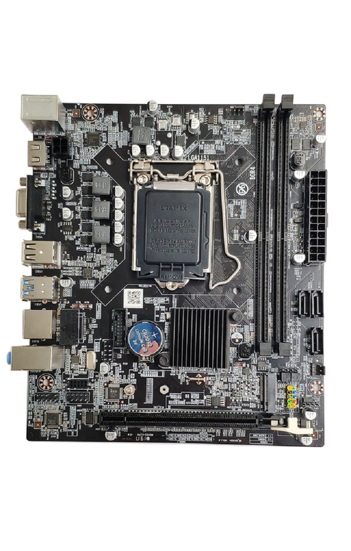 ETEK H310 Chipset Micro-ATX Motherboard For 6th/7th/8th/9th Gen CPUs dual-channel DDR4 Up To 32GB VGA+HDMI Outputs