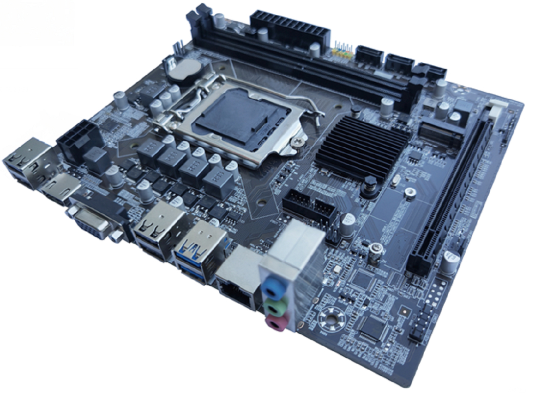 ETEK H110 Chipset Micro-ATX Motherboard For 6th-9th Gen CPUs Dual-channel DDR4 VGA+HDMI Outputs 3*SATA Ports + 1*M.2 Slot