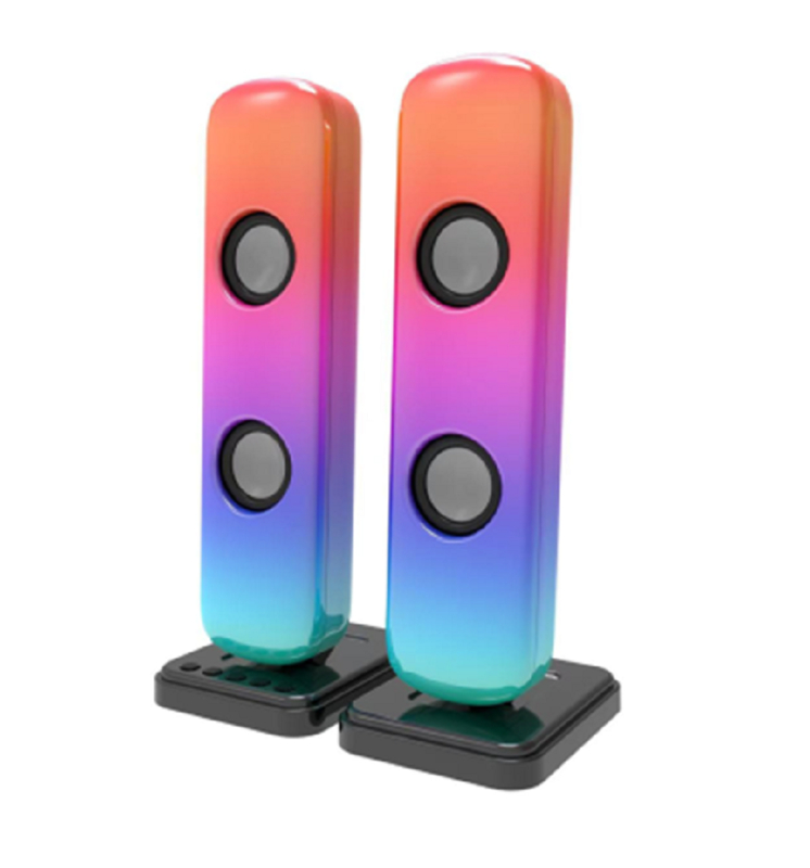 ETEK Soundbar Delivers 5W*4 RMS Output Via Dual 2-inch Drivers Covering 35Hz-16KHz Frequency Requires 12V2.5A Adapter