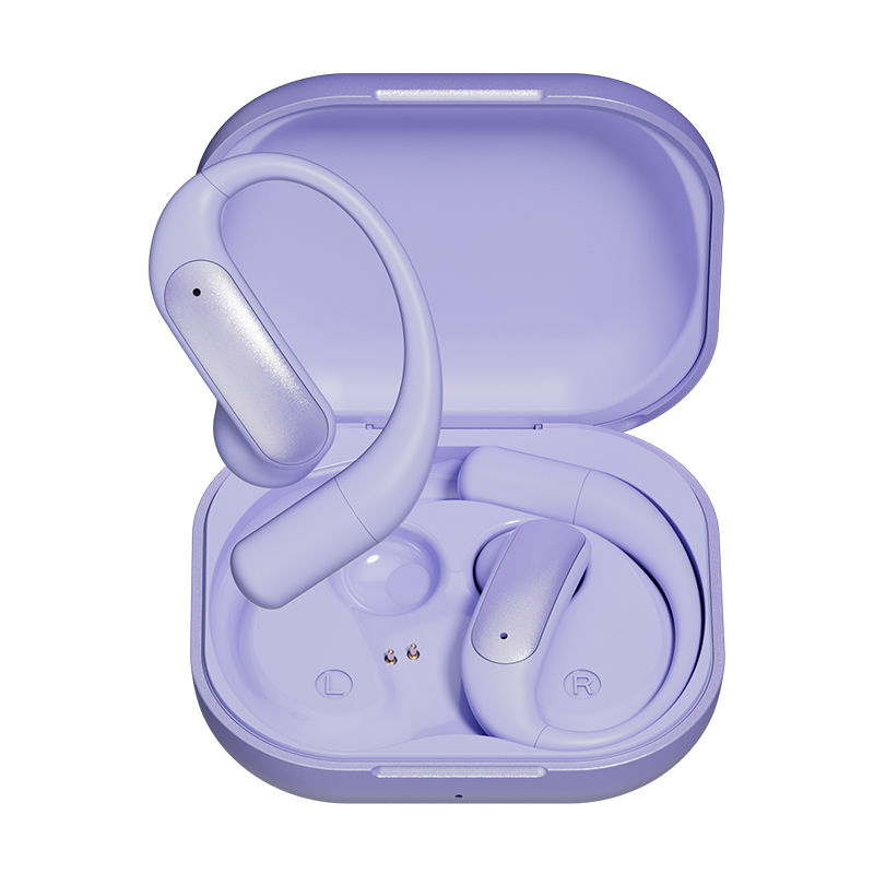 ETEK AI Translation OWS Earphone With Bluetooth 5.4 40mAh Earphone Battery 500mAh Charging Case (protected), F10 Composite Film
