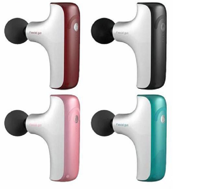 Handheld Muscle Massager ABS Body 1800mAh Battery 7.4V 30W 1500-4000RPM 5 Massage Heads 4 Modes Button Control