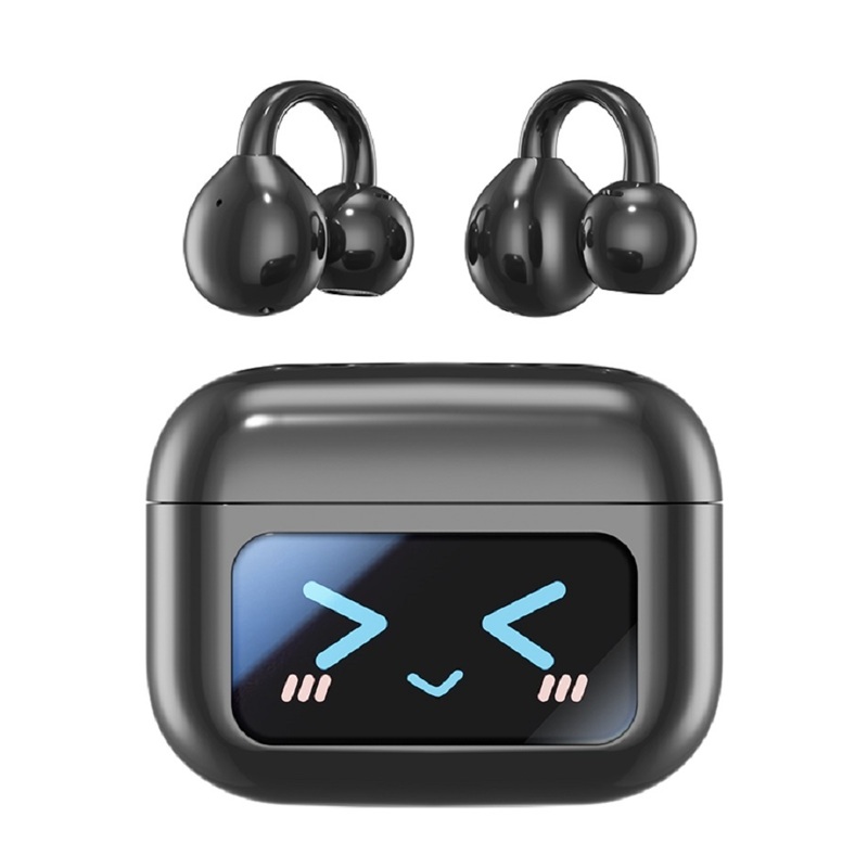 TWS Bluetooth 5.4 Wireless Earbuds,M100, 30mAh Earbuds+500mAh Charging Case, A2DP/AVRCP/HFP, 10M Range, Black/Purple