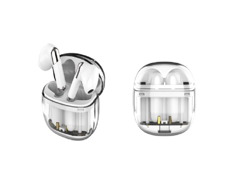 13mm ENC TWS Earbuds, Dual-Mic Noise Cancellation, 2500mAh Charging Case, 4H Playtime, Black/White/Purple/Orange