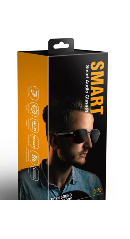Bluetooth Audio Sunglasses, MEMS Mic, Type-C, 40g Lightweight