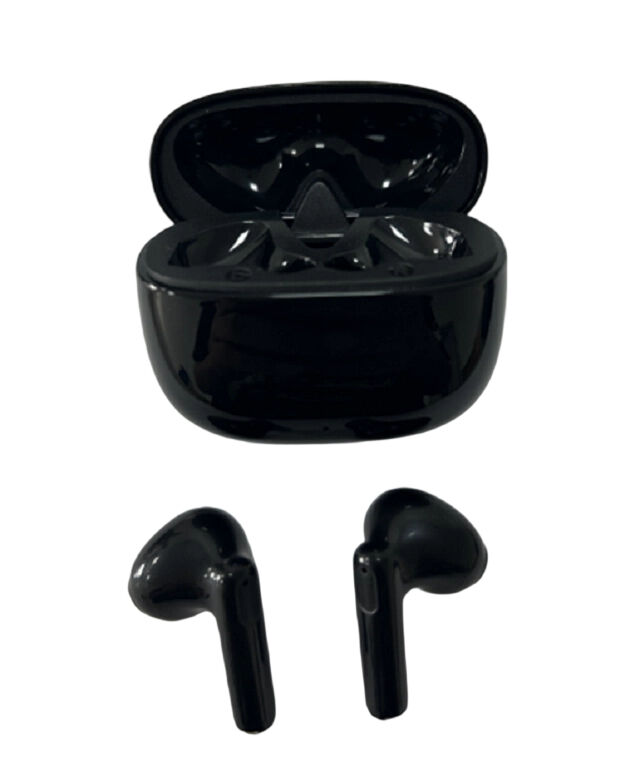 TWS Earbuds with 300mAh charging case,TWS Bluetooth 5.3 Earbuds,F10 Driver, 5H Playtime, Type-C Charging, 30+300mAh, Black