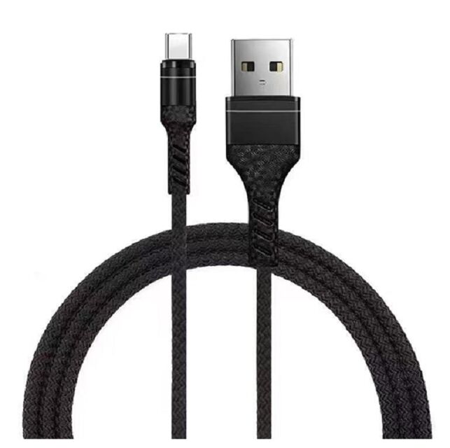 4-Core Braided Fast Charging Cable,Aluminum Alloy Shell, 6 Colors, 1m, 3.8 mm OD,Pure Copper, Logo Custom