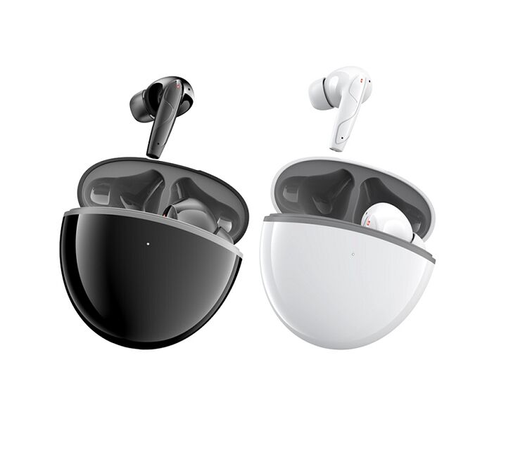 ANC TWS Earbuds,MEMS Mic, F13 Composite Diaphragm,Type-C, 200mAh Case, Black/White