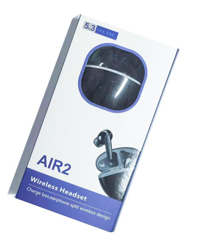 ANC TWS Earbuds,MEMS Mic, F13 Composite Diaphragm,Type-C, 200mAh Case, Black/White