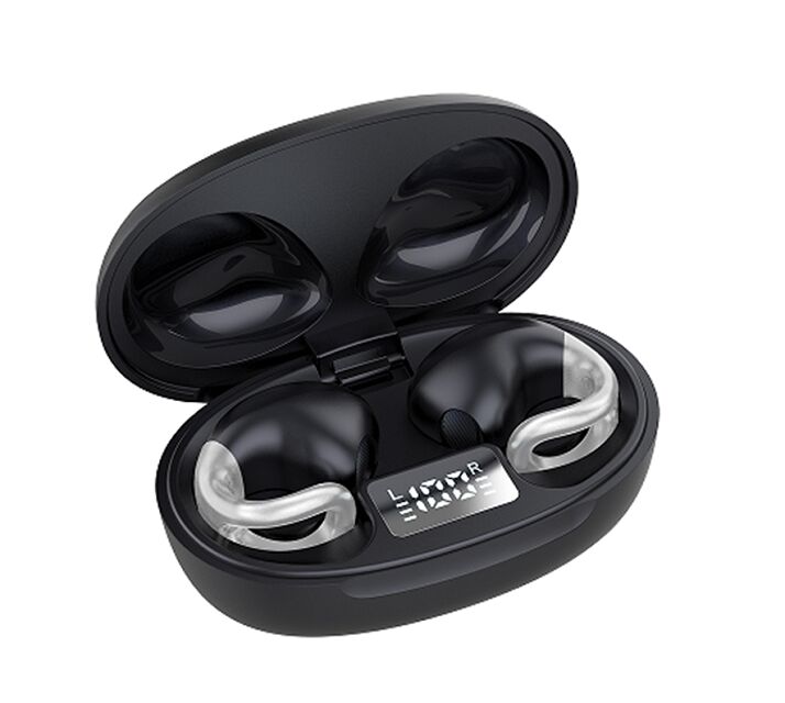 OWS Open-Ear Wireless Earbuds,12mm Driver, 4H Playtime, Bluetrum 5656T,Black/White/Pink/Red