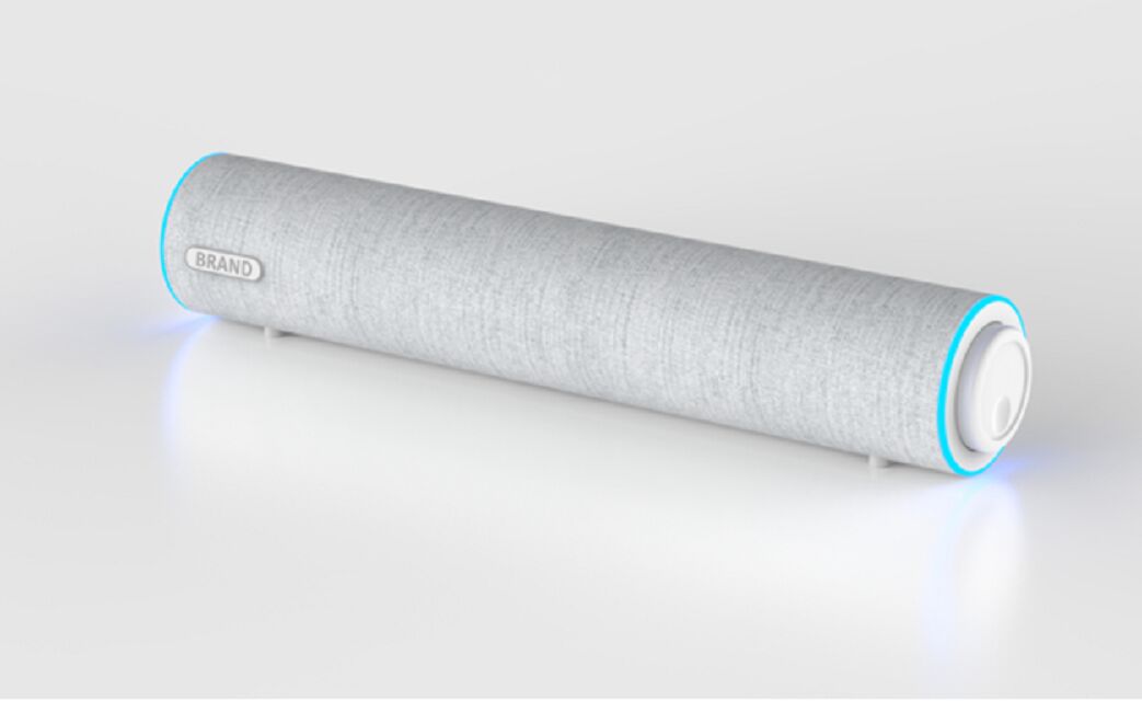 3W*2 Desktop Soundbar,Dual 2-inch Drivers, 35Hz-16kHz, >36dB Separation, USB Powered (DC 5V), Plastic+Cloth Finish, 1.3m Cable