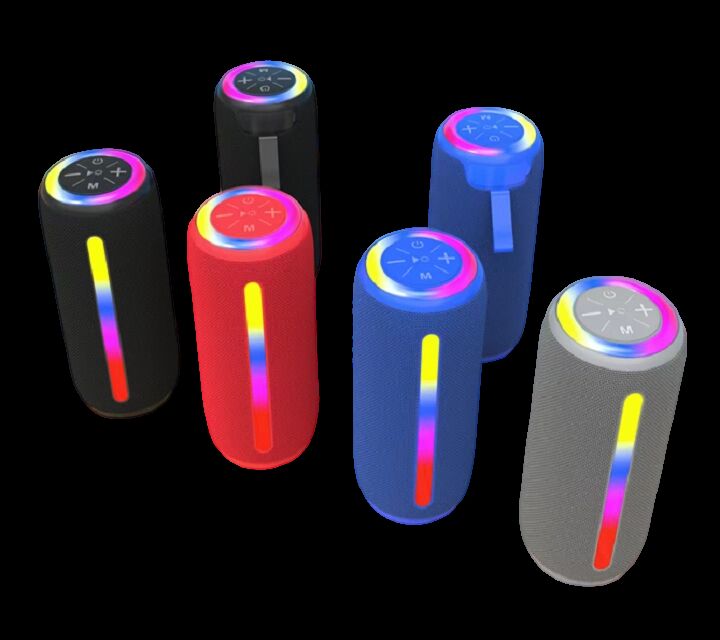 Outdoor Bluetooth Speaker, 5W*2, 57mm Drivers, 1200mAh, Multi-Play (BT/AUX/TF/USB)