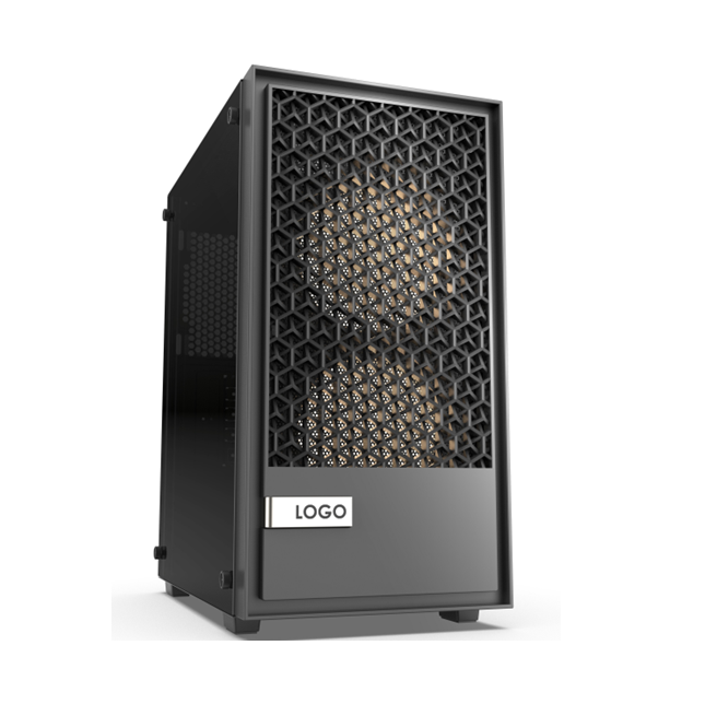 MATX Mid Tower Case, Tempered Glass Side Panel, 240mm AIO & 300mm GPU Support
