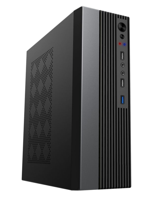 95mm Slim ITX/MATX Case, Fits 245mm GPU + 78mm Cooler, 4-Fan Support