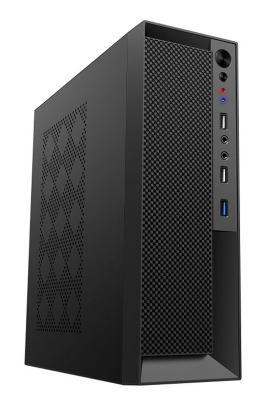 95mm Slim ITX/MATX Case, Fits 245mm GPU + 78mm Cooler, 4-Fan Support