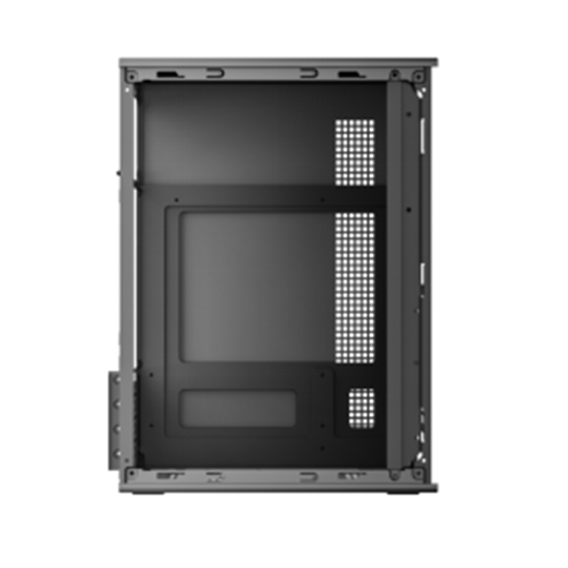 Compact ATX Case 0.33mm SPCC, Front 12cm Fan, Dual USB+Audio, M-ATX Support, 260*160*350mm