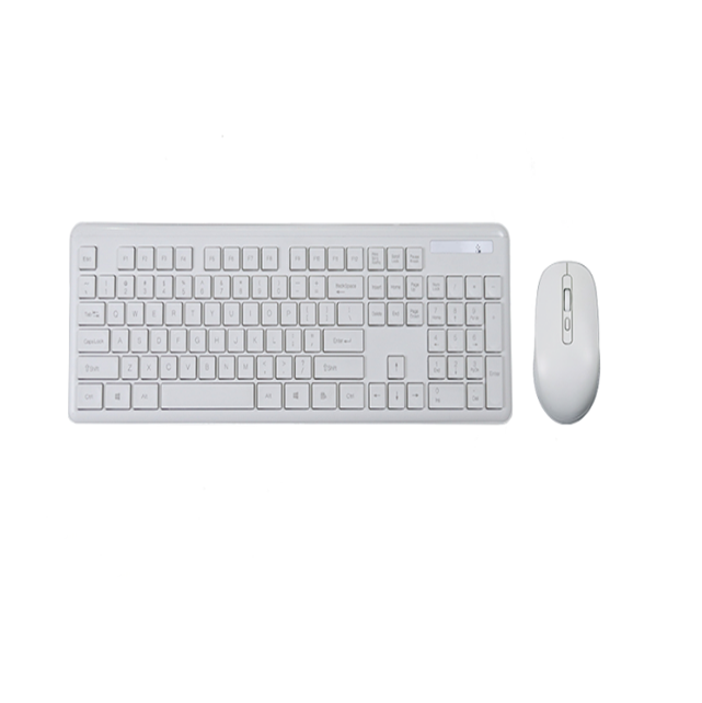 2.4GHz Wireless Keyboard Mouse Combo 10m Effective Distance 50M Click Life Nano Receiver for Desktop Laptop