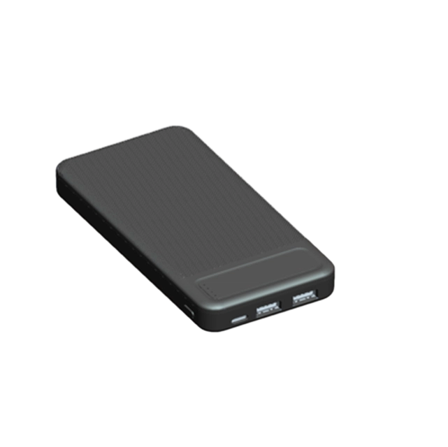 8000/9000/10000mAh ABS Portable Power Bank, Type-C DC5V-2.1A Input, Dual USB DC5V/2.1A Output, Multiple Safety Protection