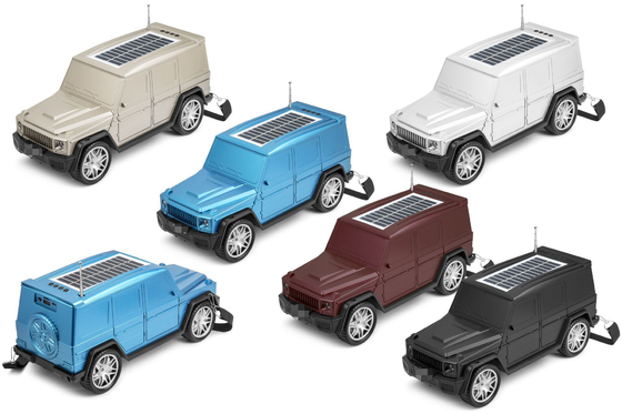 Classic Car Shaped Bluetooth Speaker Combines Solar Flashlight And Radio Functions For Home Travel Outdoor