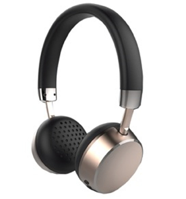 Bluetooth 5.0 Headphone 10-hour Continuous Playback 108dB High Sensitivity On-ear Design Metallic Material Wired Connection Support